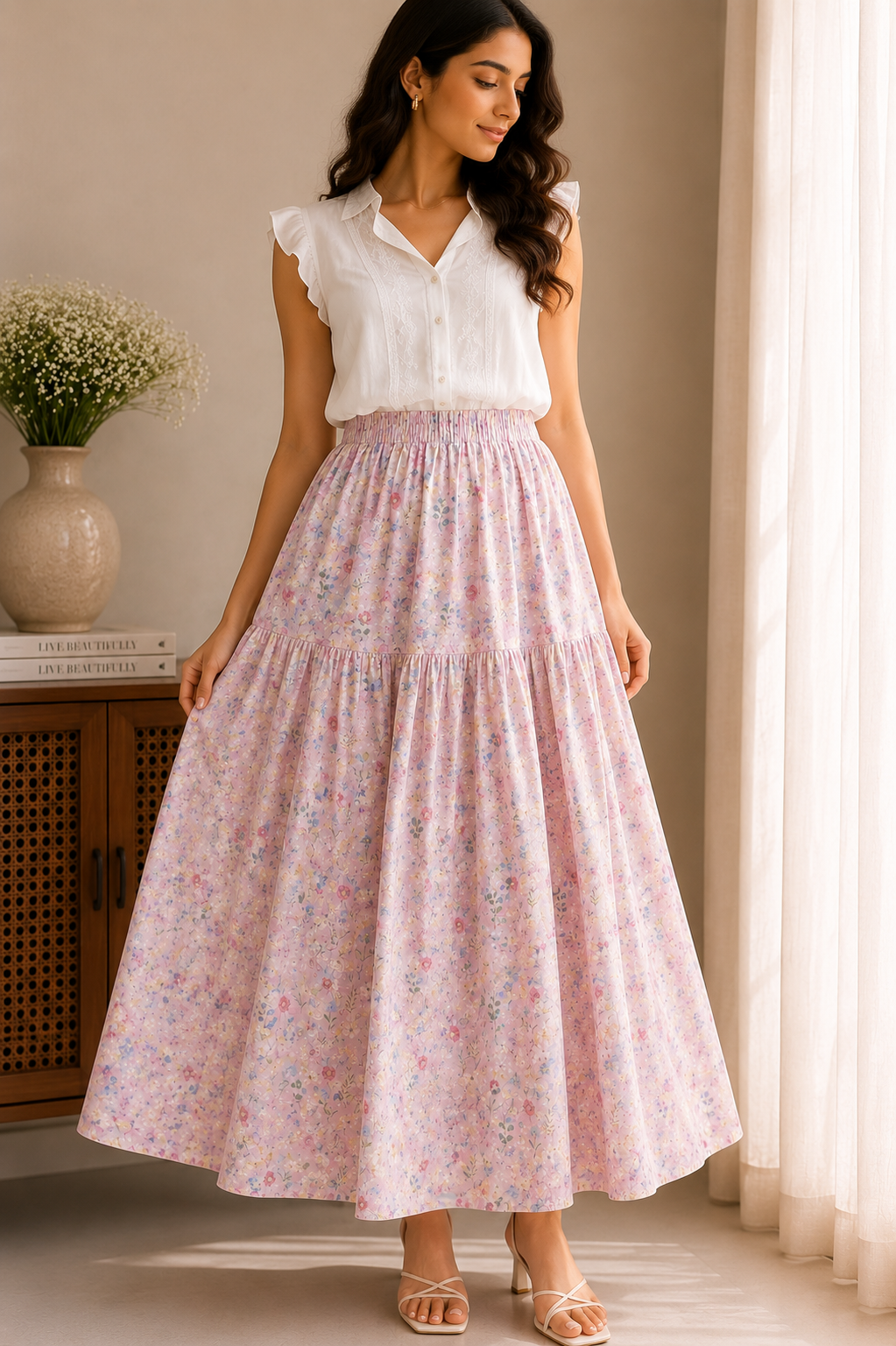 Pink Poppy Skirt