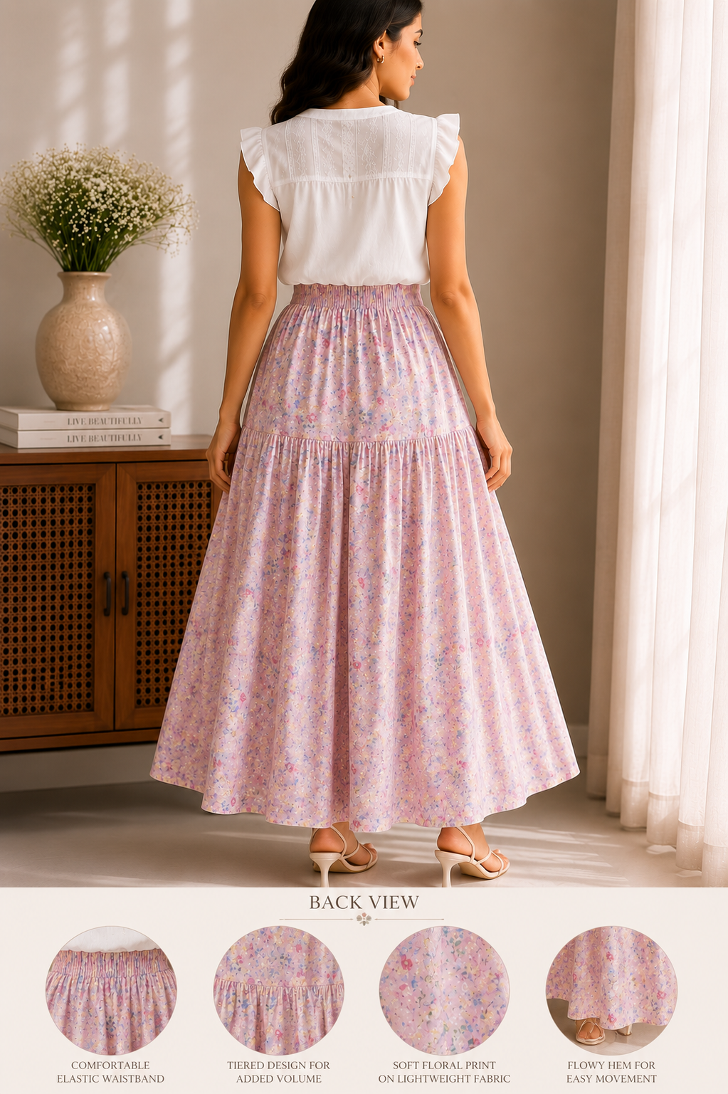 Pink Poppy Skirt
