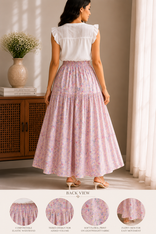 Pink Poppy Skirt